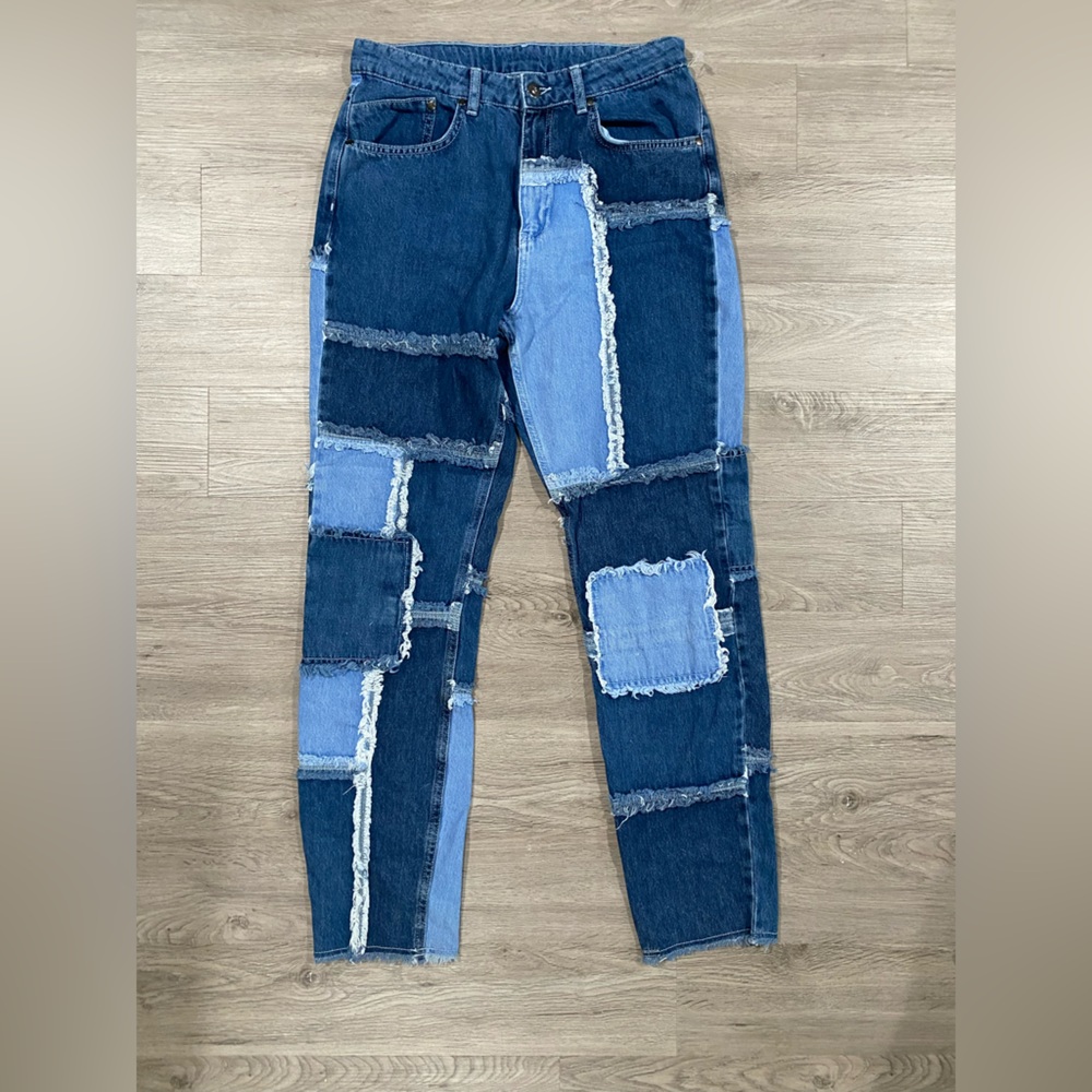 The Ragged Priest Rabble Patchwork Denim Jeans - Picture 2 of 7